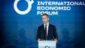 Прем’єр-міністр України Сергій Корецький під час участі у Київському міжнародному економічному форумі