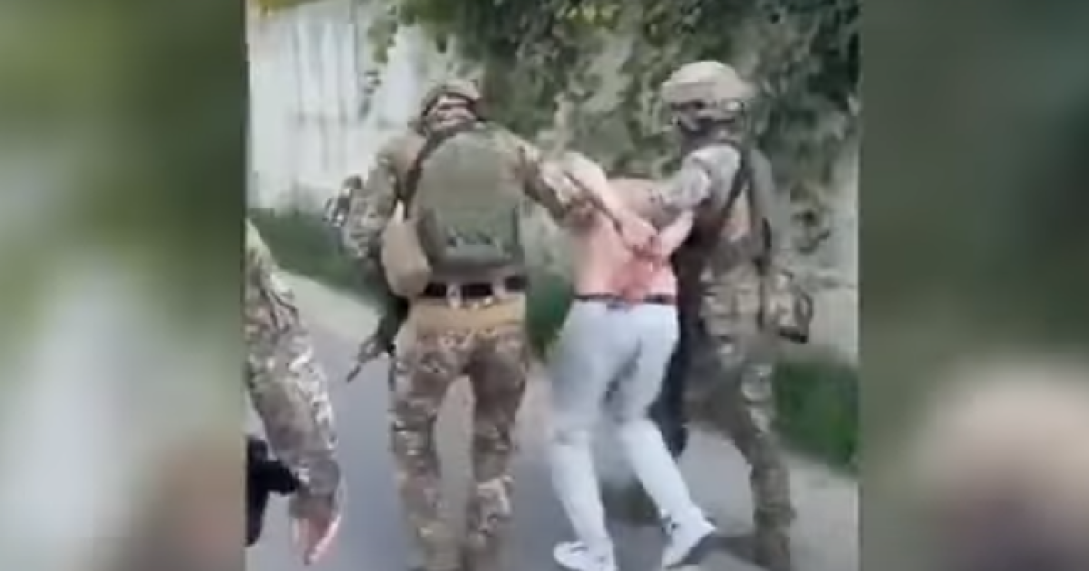 Затримання стрільця / Скриншот з відео