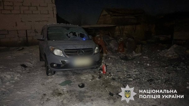 Наслідки атаки на Київську область у ніч проти 3 лютого / © Національна поліція України