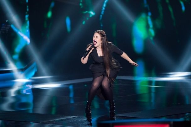 Мусиенко поразила судей своим пением / © пресс-служба канала "1+1"
