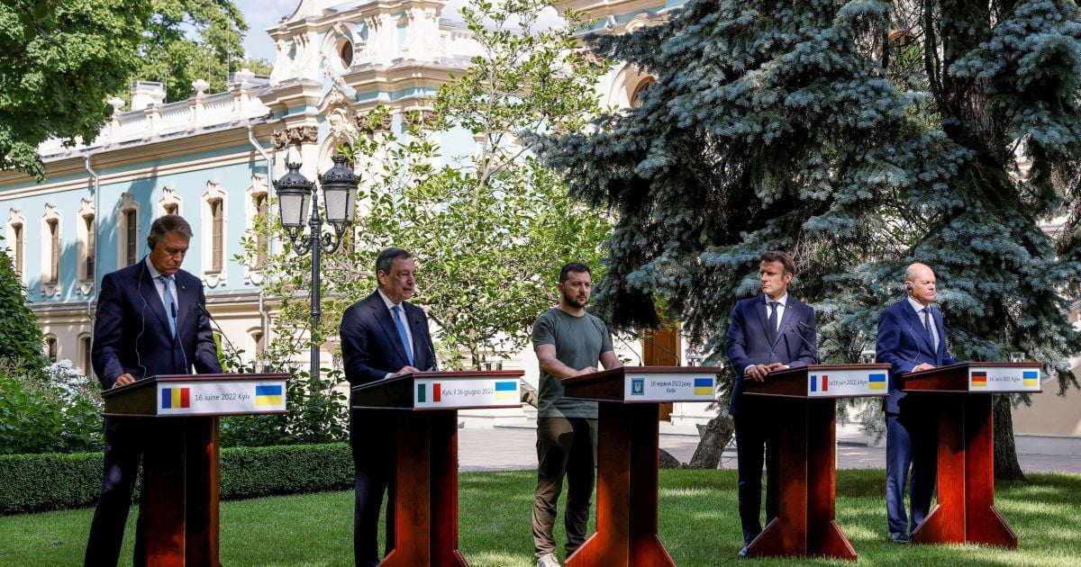 Візит Макрона, Шольца, Драґі та Йоганніса до України: перші подробиці та головні заяви (фото, відео)