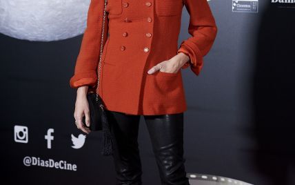 В жакеті Chanel і шкіряних штанах: Пенелопа Крус на червоній доріжці в Мадриді