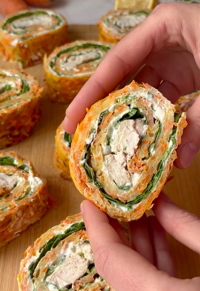 Морковный рулет instagram.com/ginie.healthylife