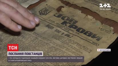Послание в гильзе: в житомирском лесу нашли листовки ОУН-УПА 1947 года