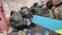 Украинские десантники захватили группу оккупантов на Донбассе (видео)