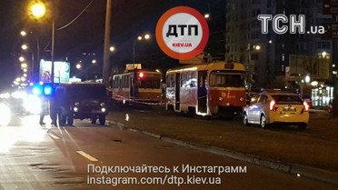 ДТП з трамваєм у Києві_2 / © facebook.com/dtp.kiev.ua