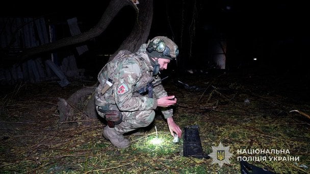 Місце атаки на Суми / © Національна поліція України