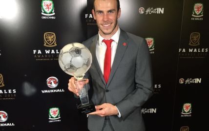 Бейл вшосте визнаний футболістом року в Уельсі