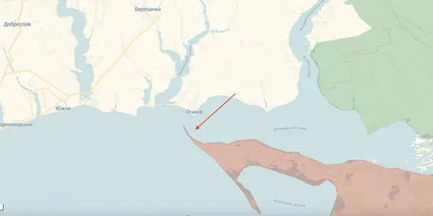 Кінбурнська коса / © Deepstatemap