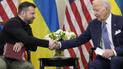 Встреча президента Украины Владимира Зеленского с президентом США Джо Байденом в Париже