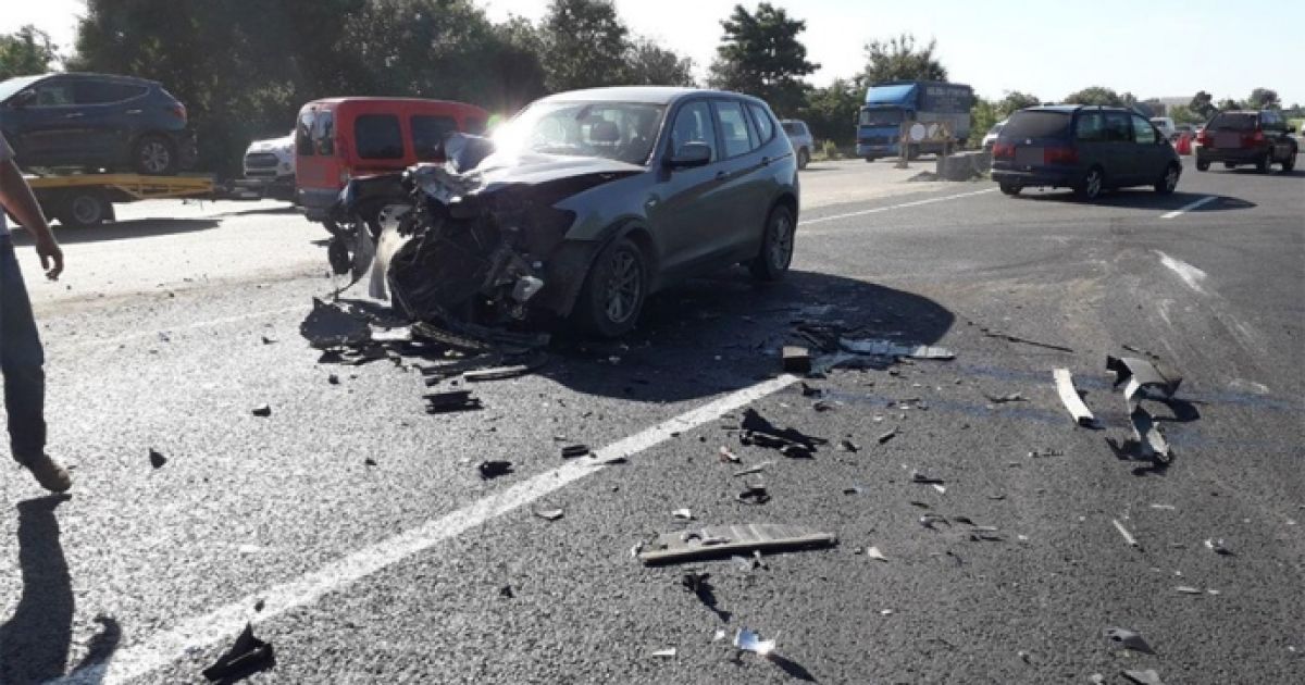 дтп вантажівка та іномарка, траса київ-одеса_5 / © Поліція Київської області