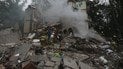 Destruction in Kyiv due to the July 31 attack
