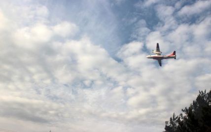 В небе над Невадой столкнулись два пожарных самолета