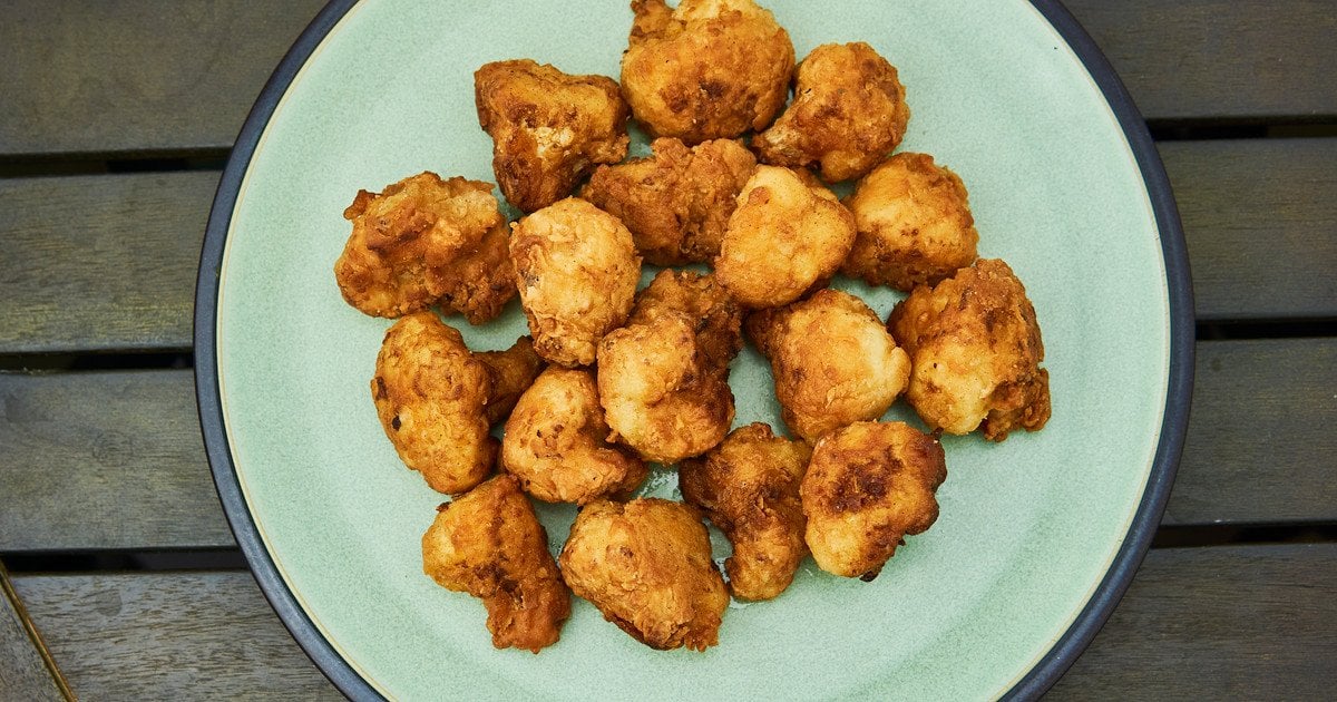 Цветная капуста в кляре на сковороде