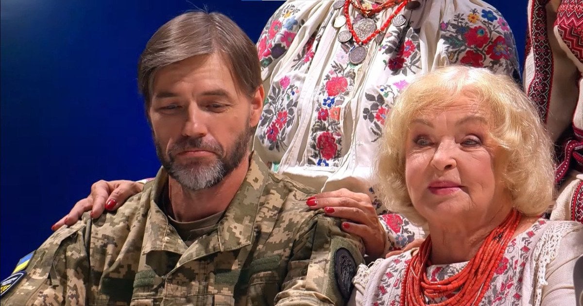 Ада Роговцева із зятем