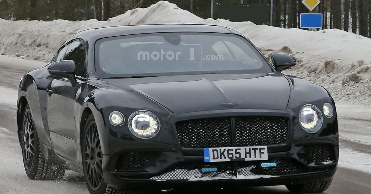 Bentley вывела на тесты новый Continental GT