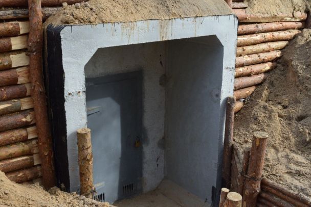 Захисні споруди на кордоні в Чернігівській області / © Голова Чернігівської ОВА В'ячеслав Чаус