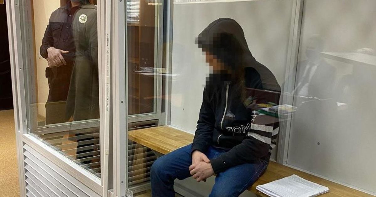 Микола Х* у залі суду під час обрання запобіжного заходу.