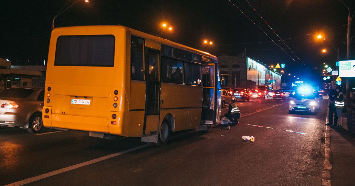 Маршрутка збила чоловіка_1 / © Інформатор