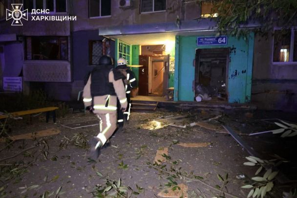 Наслідки удару по Харкову / Фото: ДСНС