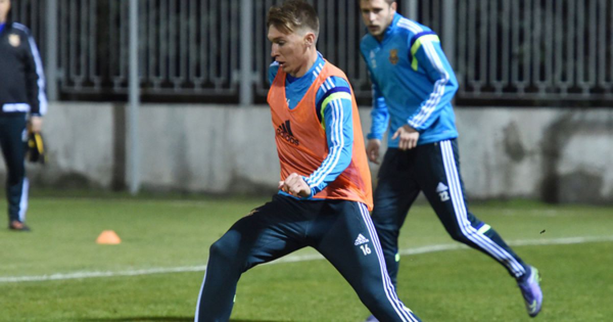 Тренировка сборной перед матчами со словенцами / © ФФУ