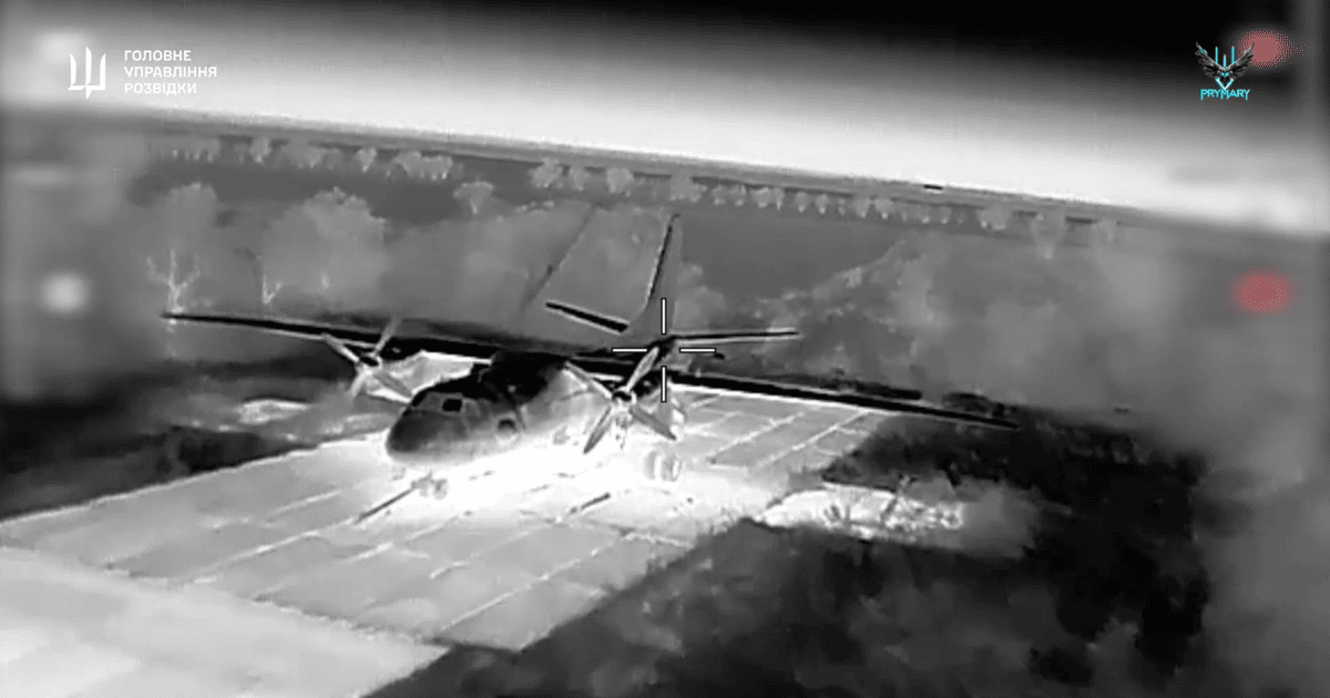 Російський транспортний літак Ан-26 до моменту ураження