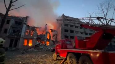 Зеленский показал видео с мест атак по Одессе и Николаеву