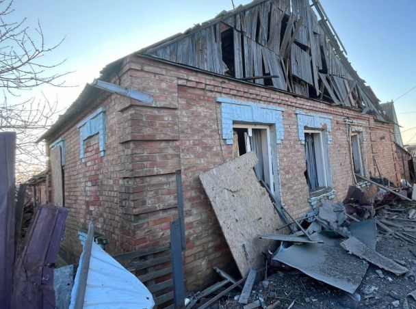 Наслідки обстрілу Нікопольщини. / © Сергій Лисак, голова Дніпропетровської ОВА.