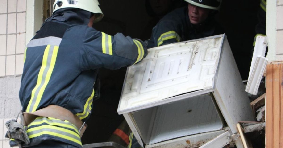 вибух в київ, голосіївський район_1 / © ГУ ДСНС у Києві