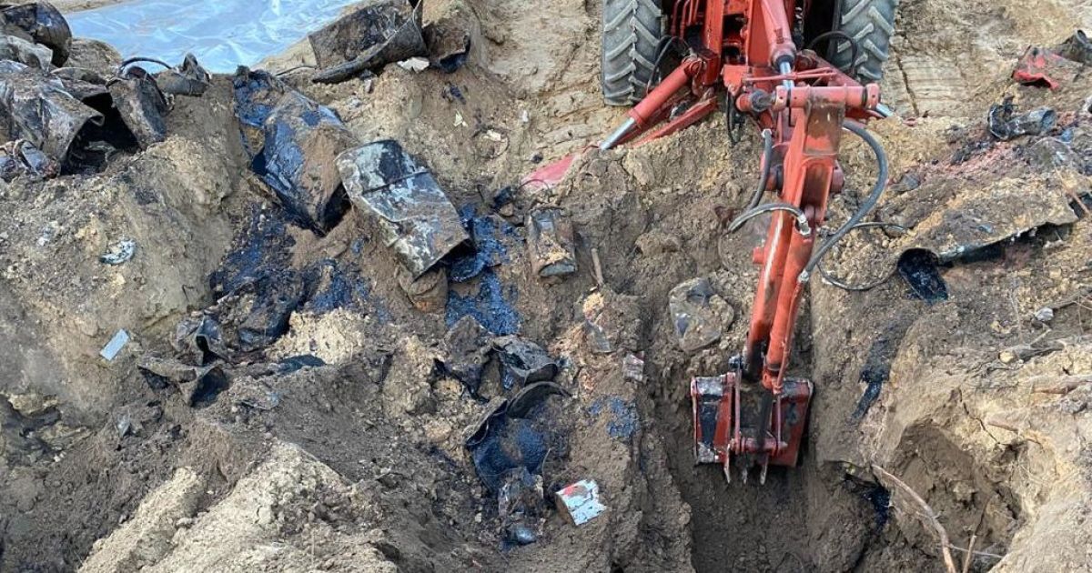 Захоронення токсичних відходів під Києвом / © Прокуратура Киевской области