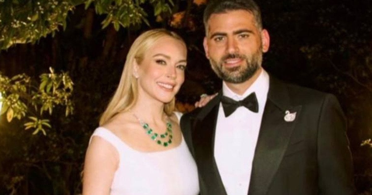 Линдсей Лохан с мужем, фото: instagram.com/lindsaylohan