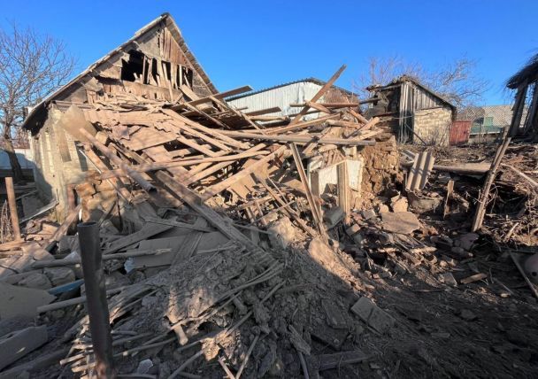 Наслідки обстрілу Нікопольщини. / © Сергій Лисак, голова Дніпропетровської ОВА.