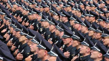 В Киеве приняли присягу патрульные / © facebook.com/Патрульна-поліція-України
