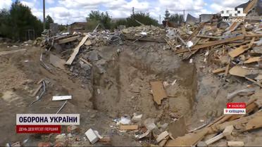 Замість двоповерхового будинку - кратер! Наслідки удару по Київщині ракетою КНДР