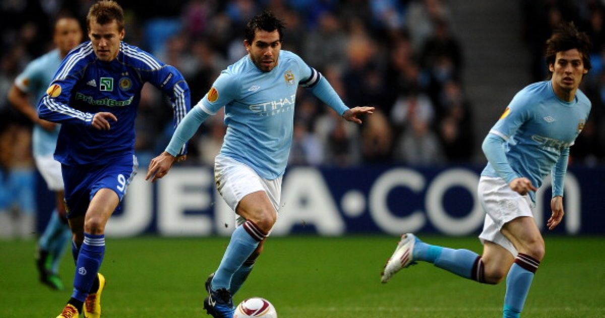 В 2011 "Манчестер Сити" уже имел звездный состав, однако "Динамо" оказалось сильнее.