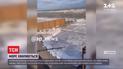 Курортный город в Запорожской области затопило из-за непогоды