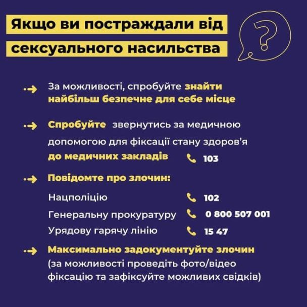 Війна в Україні: що робити, якщо ви пережили сексуальне насильство - куди  звертатись, номера телефонів — Укрaїнa — tsn.ua