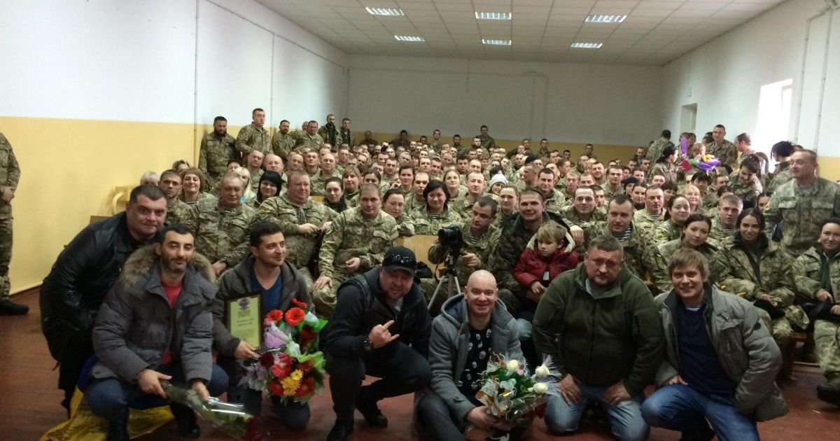 "Квартал 95" з військовими_5 / © facebook.com/kontrabas.spectrans