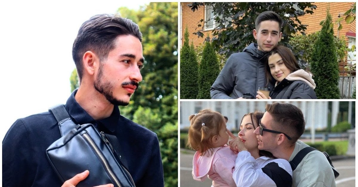 Роман Сасанчин з дружиною і донькою