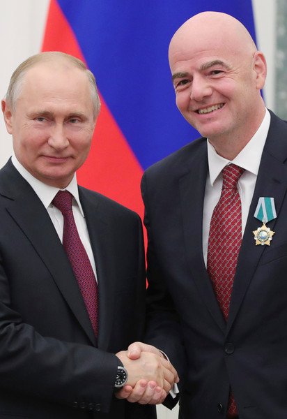 Володимир Путін і Джанні Інфантіно