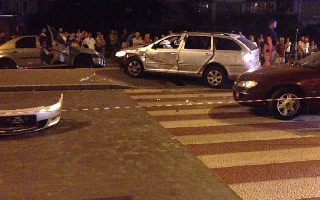 В Киеве произошла масштабная авария / © Facebook /Киев автомобильный