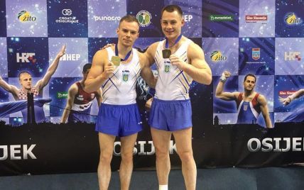 Гимн Украины на весь мир: как гимнасты Верняев и Радивилов покорили турнир в Хорватии
