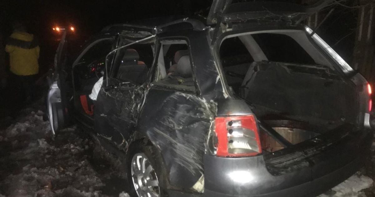Авто злетіло з дороги та врізалось у дерево: на Буковині в новорічну ніч загинув 30-річний чоловік