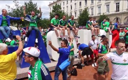 "Путін х*йло" лунає на Євро-2016: північноірландські фани проспівали хіт українських ультрас в Ліоні