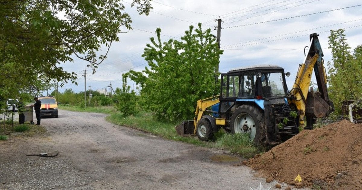 Чоловік підпалив екскаватор газової служби