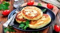 Лепешки на кефире с картофелем и брынзой