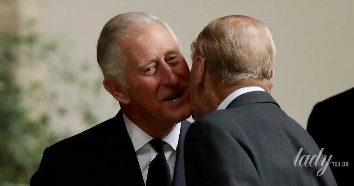 Чарльз и его отец принц Филипп