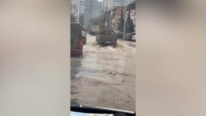 В Днепровском районе Киева потоп