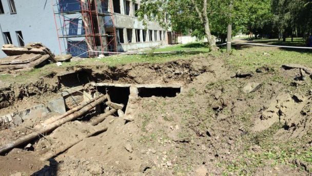 Росіяни пошкодили у Смілі водогін.