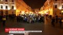 Одесити із ліхтарів вибудували малий герб України